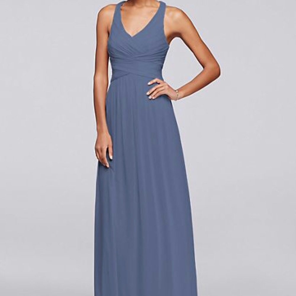 David’sbridal bridesmaid dress w/ crisscross back